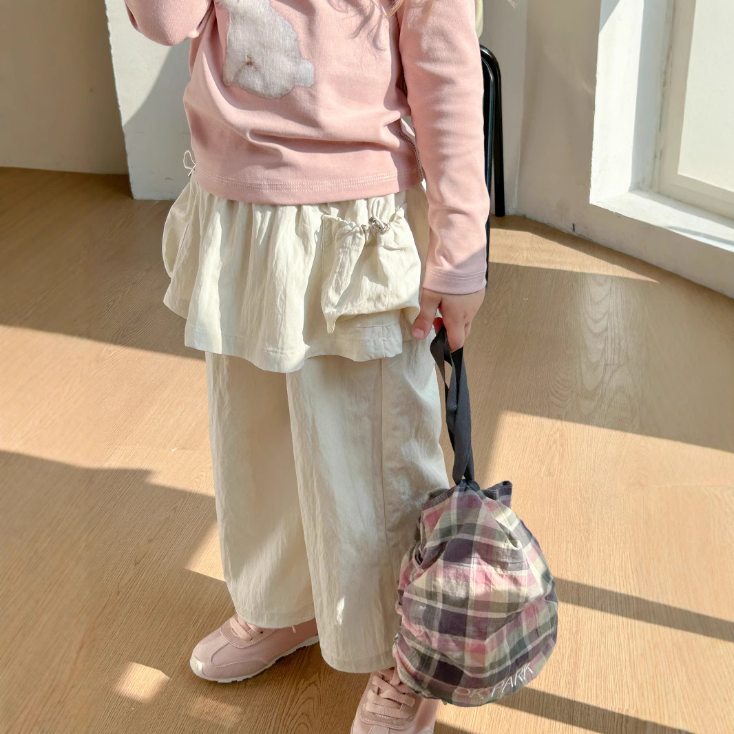 2025春夏新品TT★子供服　ズボン★90cm〜150cm 2色