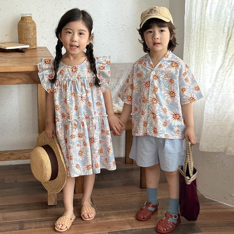 「2025」子供服★セットアップ★ワンピース★韓国風子供服★2色80cm〜150cm