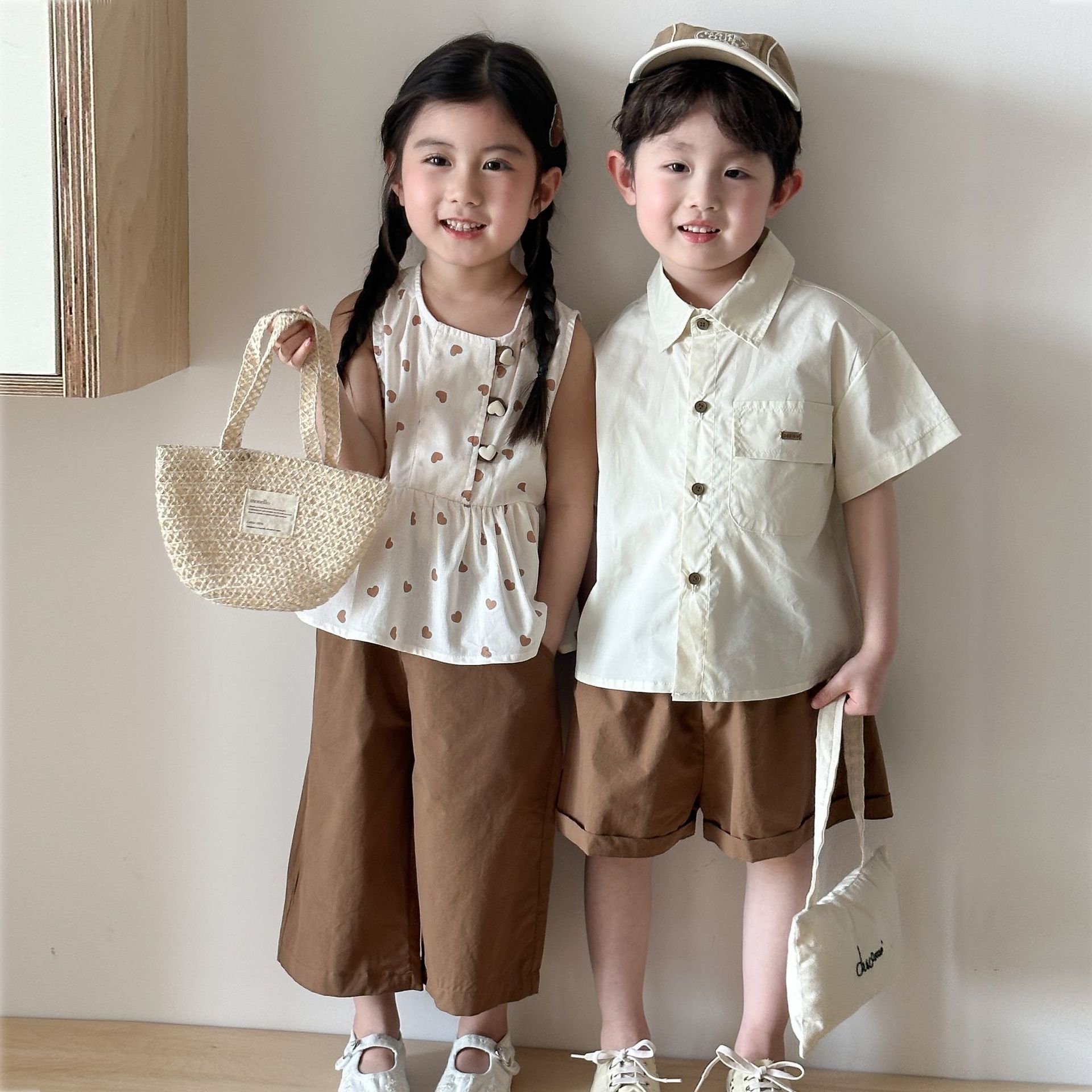 2025夏新品★子供服　セットアップ★80cm〜150cm