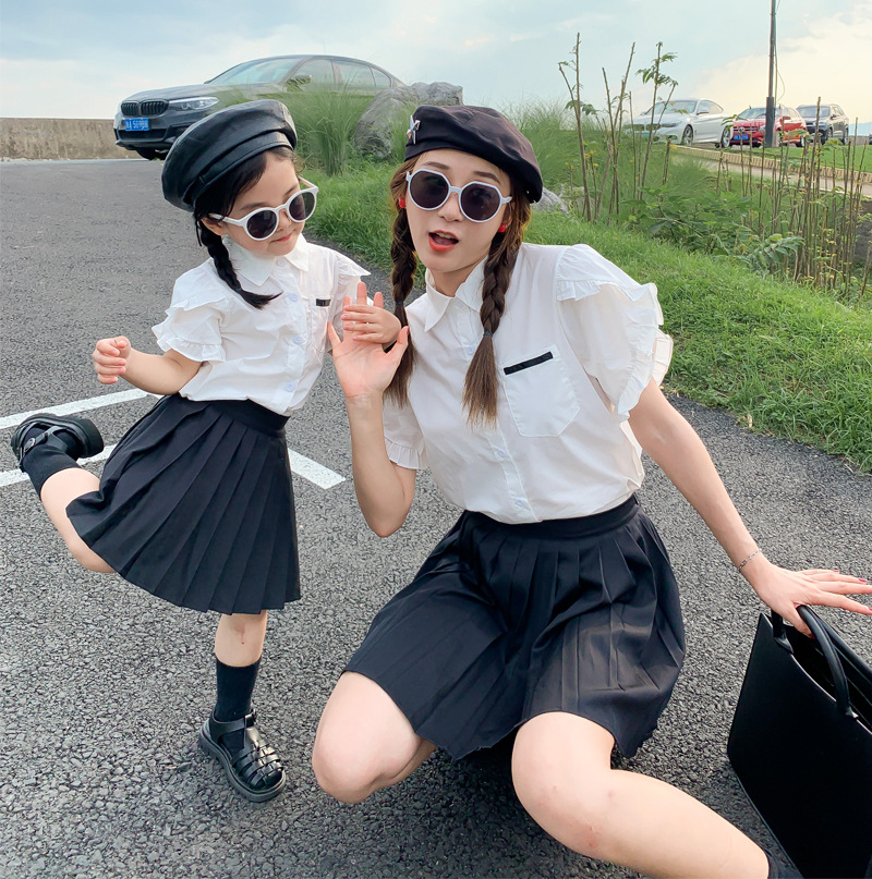 2025新作★子供服&親子服　トップス&スカート分けて★90-140cm〜M