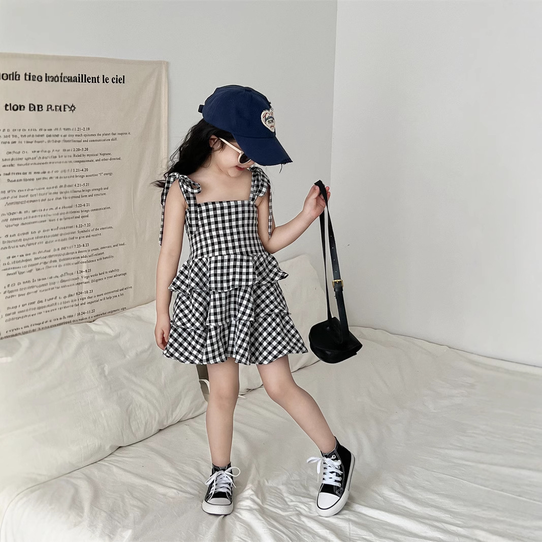 2025夏新品★子供服　ワンピース&ベストコート分けて★90cm〜140cm