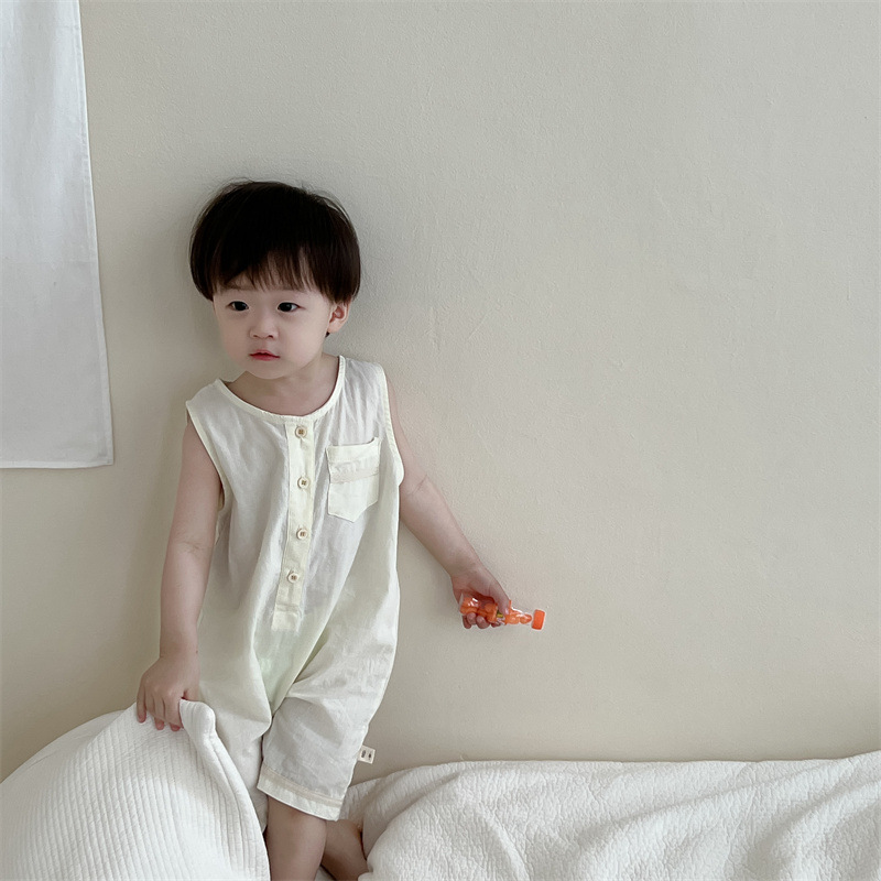 2025夏新入荷★ベビー服　ロンパース★66cm〜90cm 2色