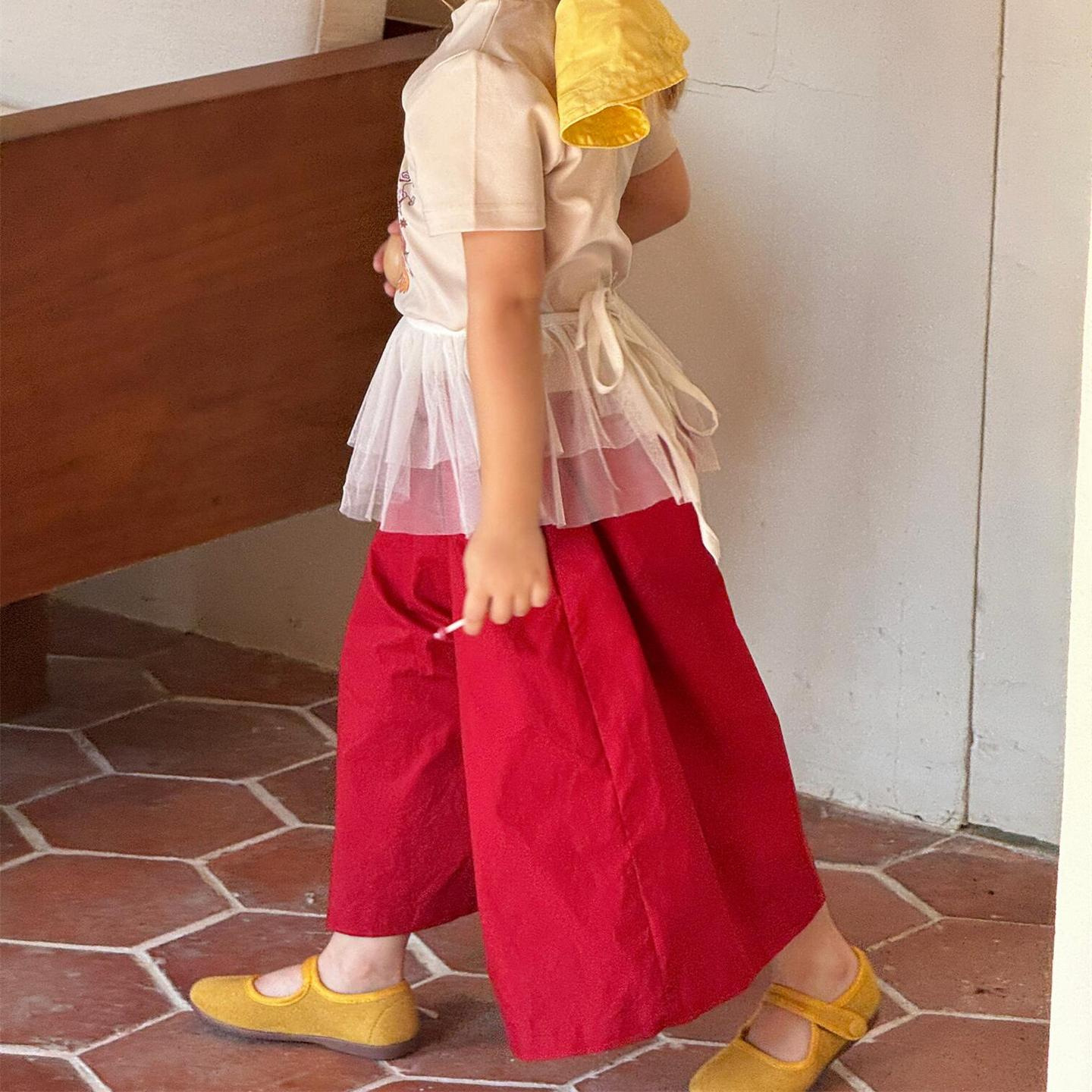 2025夏新品J★子供服　ズボン★90cm〜140cm 2色