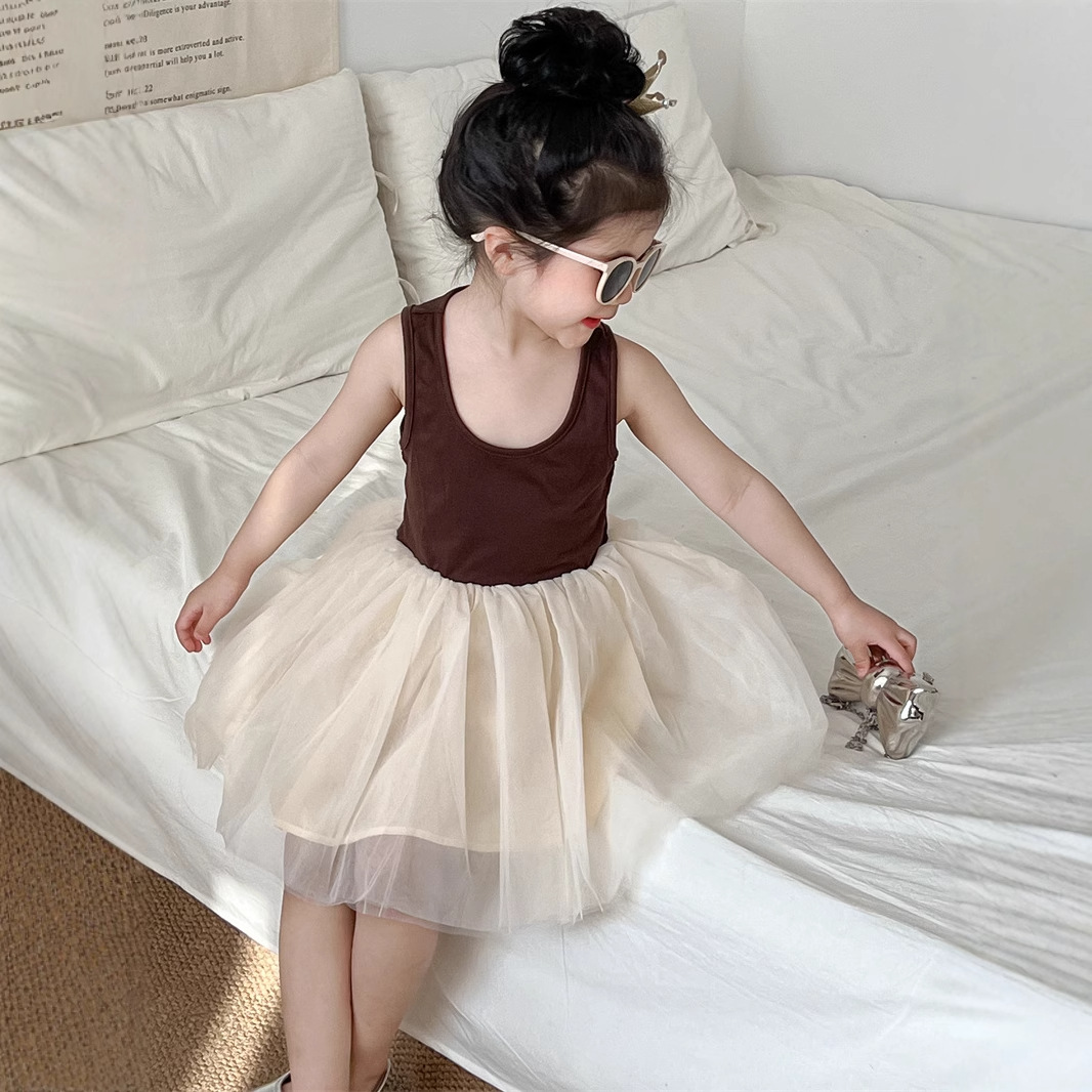 「2025」子供服★ワンピース★袖なし★韓国風子供服★90cm〜140cm