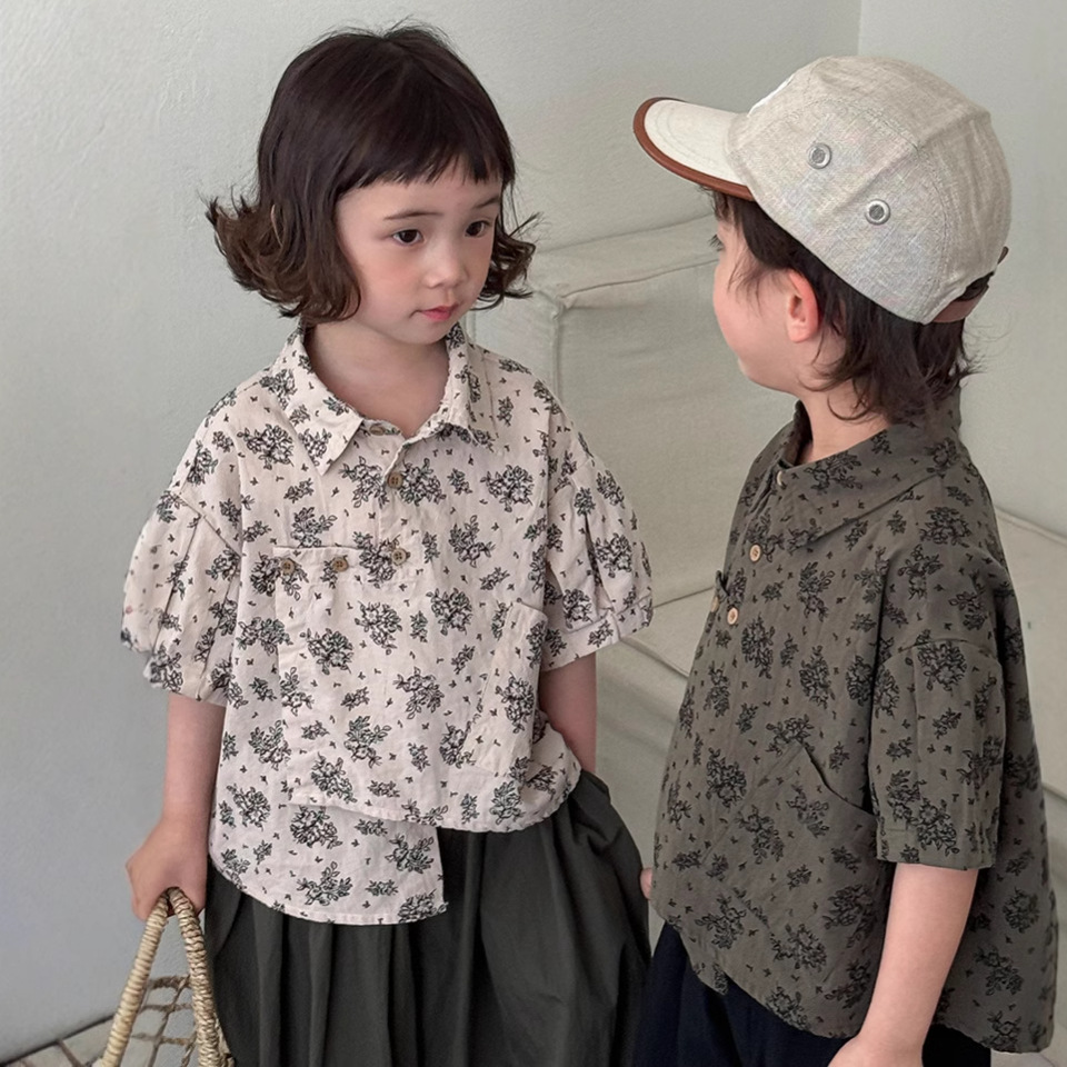 2025夏新作★子供服　トップス★80cm〜140cm 2色