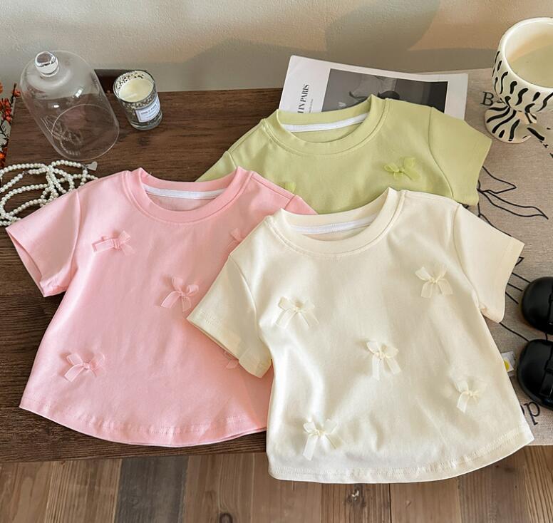 2025夏新作★子供服　トップス★90cm〜140cm 3色