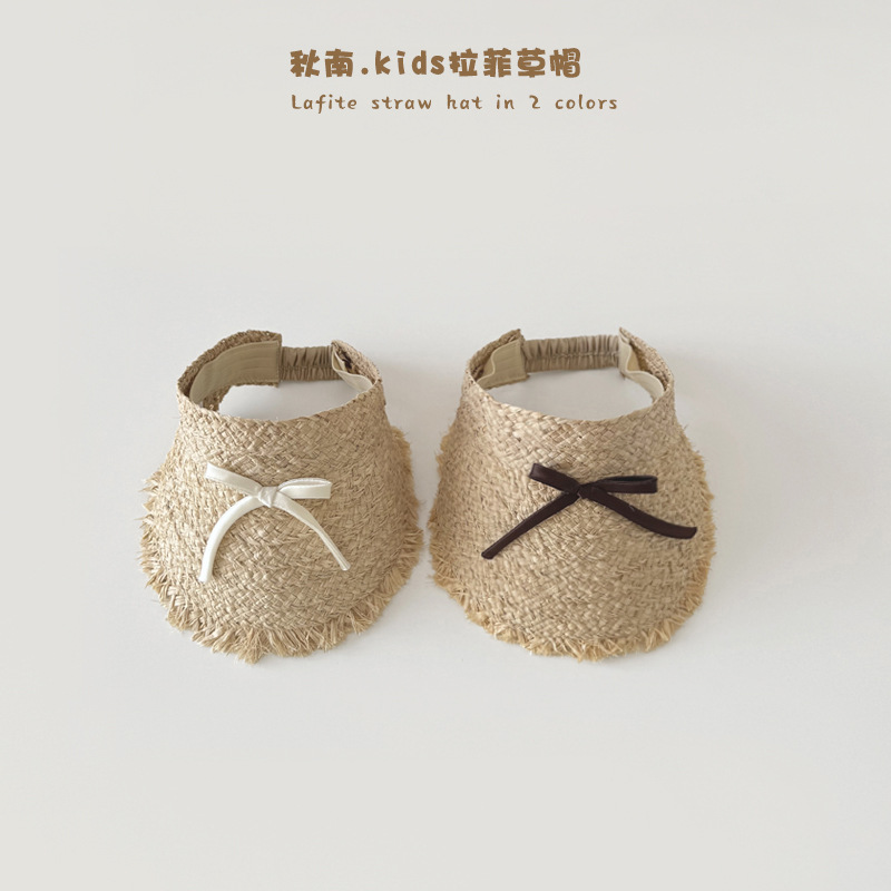 2025年新品★子供用★帽子　麦わら帽子★ 2色