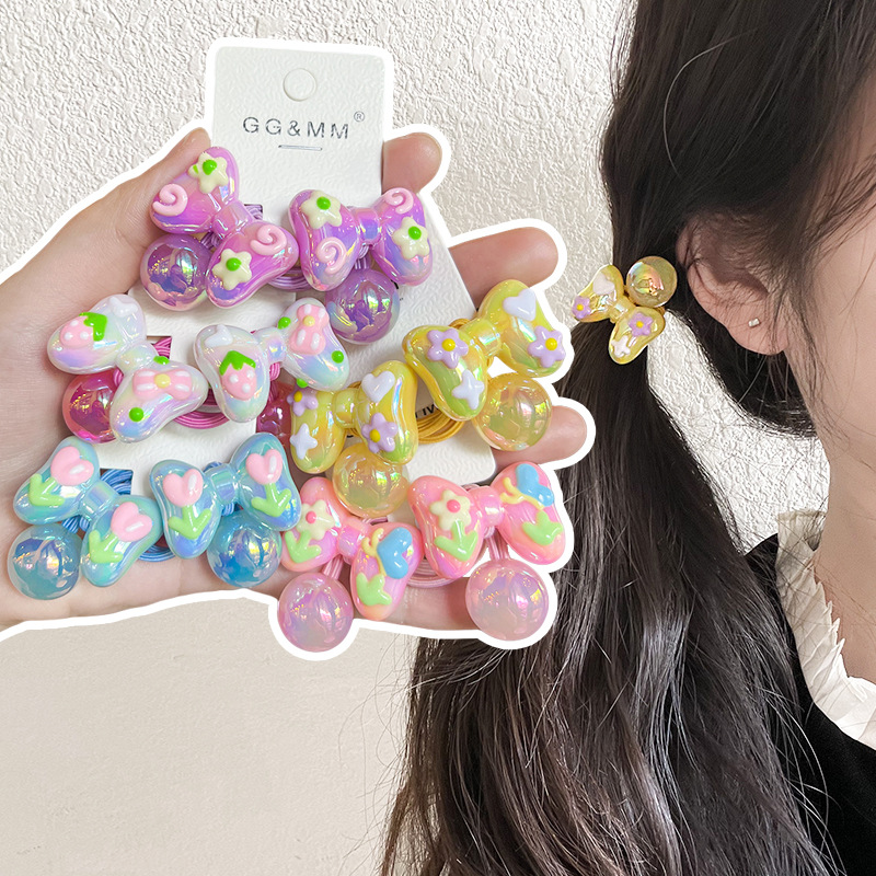 髪飾り★まとめ髪用★ヘアアクセサリー★子供用★ヘアゴム★可愛い