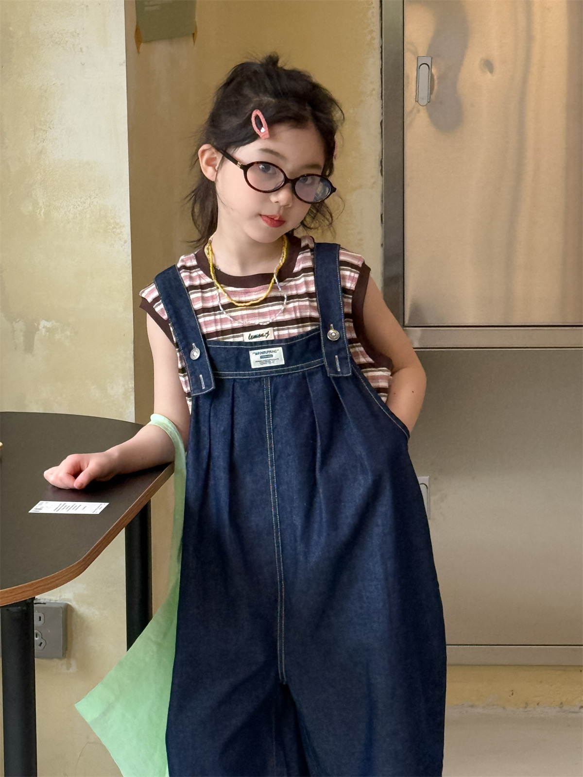 「2025」子供服★デニム★サロペット★韓国風子供服★100cm〜160cm