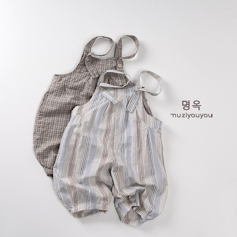 2025新品muji★子供服　サロペット★80cm〜130cm 2色