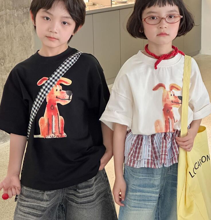 2025夏新作MXW★子供服　トップス★90cm〜150cm 2色