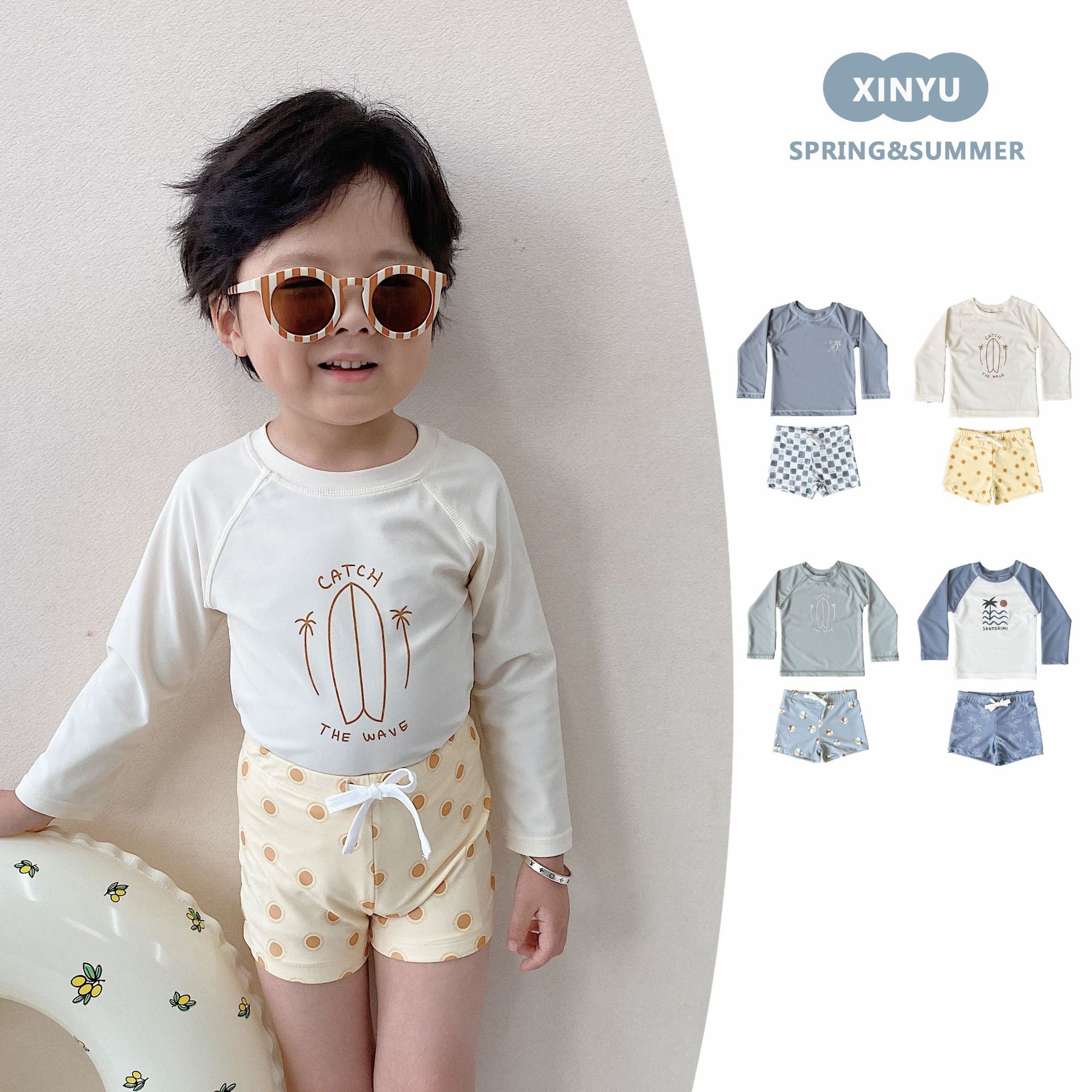 2025新品★子供服　水着★80〜130 4色