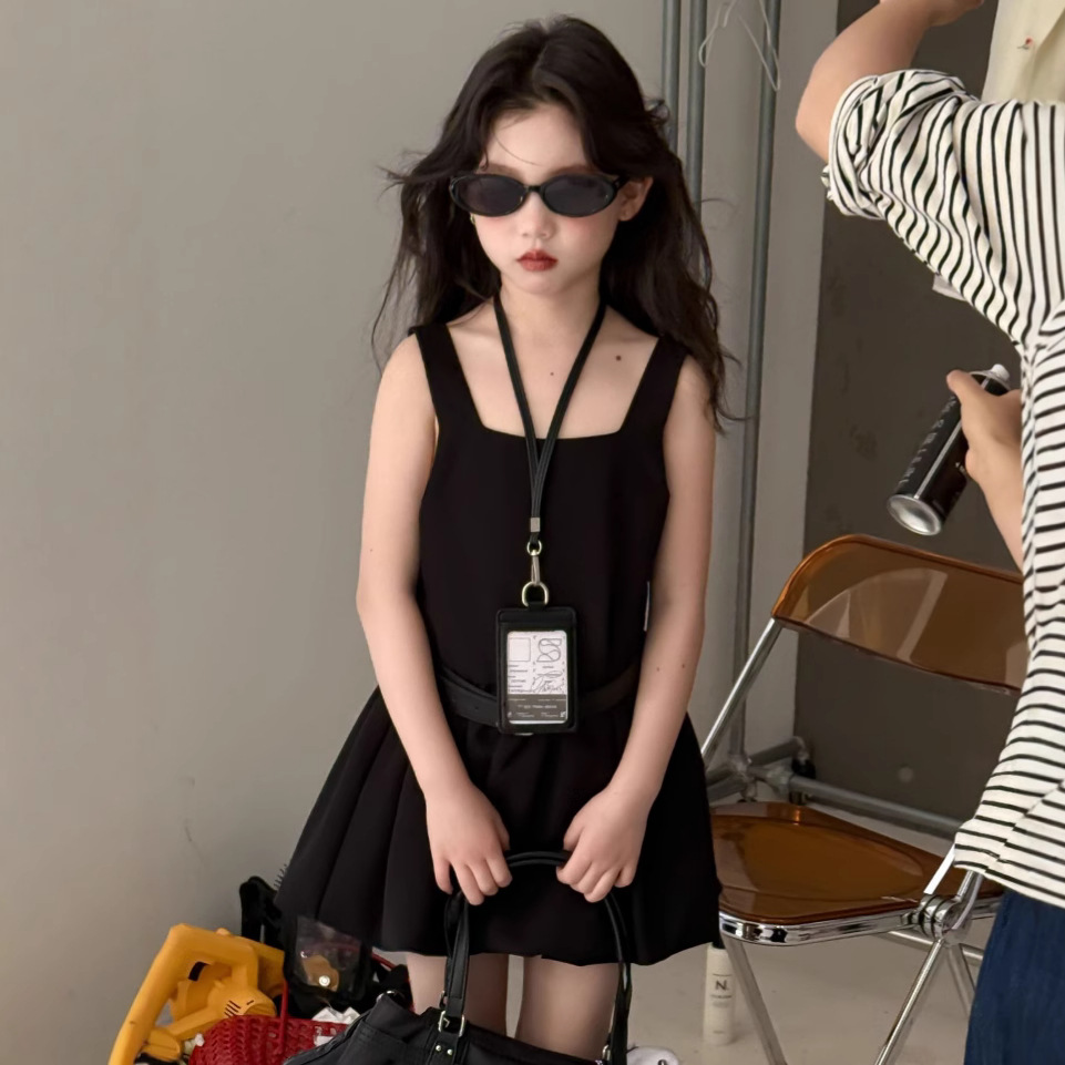 2025新品★子供服　ワンピース+腰ベルト★90cm〜150cm