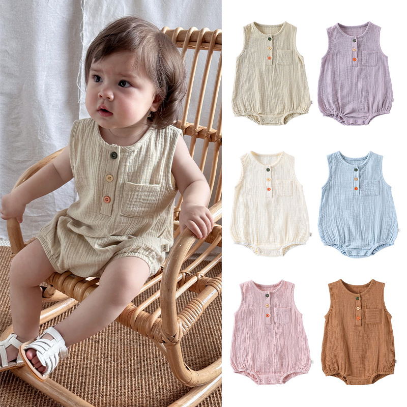2025新入荷★ベビー服　ロンパース★66cm〜90cm 6色
