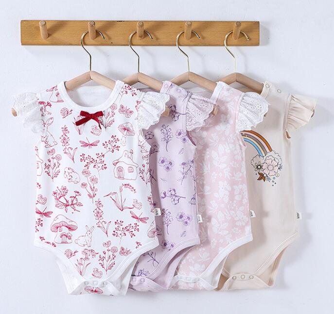 2025新入荷★ベビー服　ロンパース★66cm〜90cm 3色