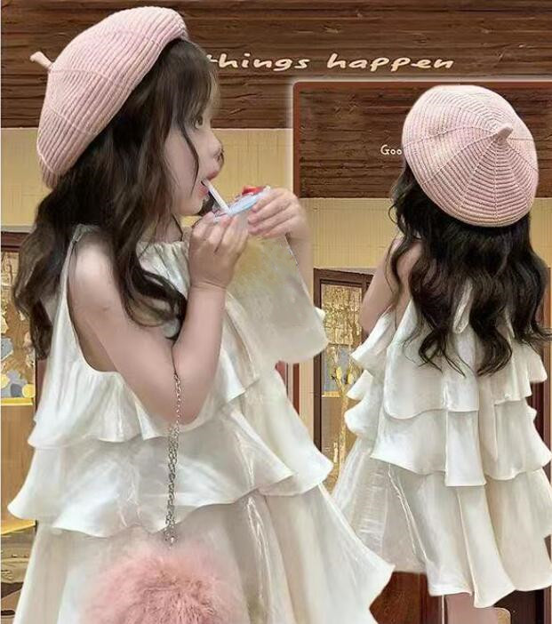 「2025」子供服★ワンピース★袖なし★韓国風子供服★90cm〜140cm