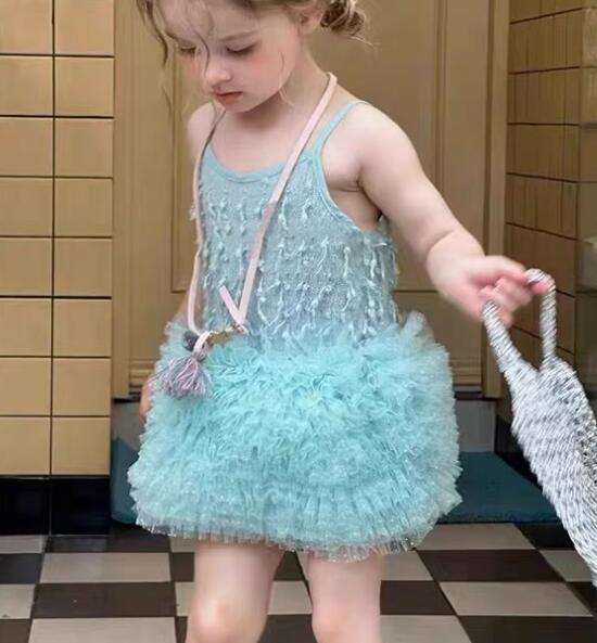 「2025」子供服★ワンピース★袖なし★韓国風子供服★90cm〜140cm
