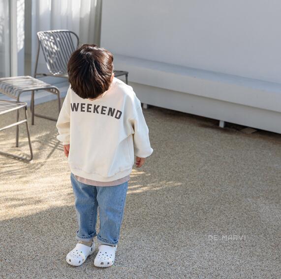 2025秋新品h★子供服　トレーナー　トップス★80cm〜130cm 3色