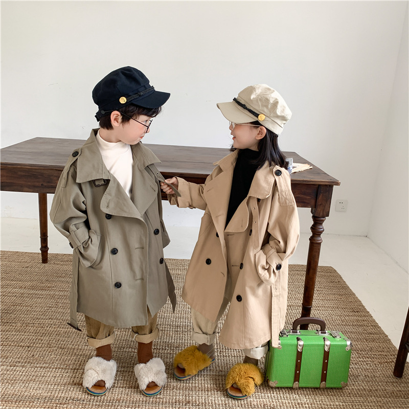 2025新品★子供服 　トレンチコート★90cm〜140cm 2色