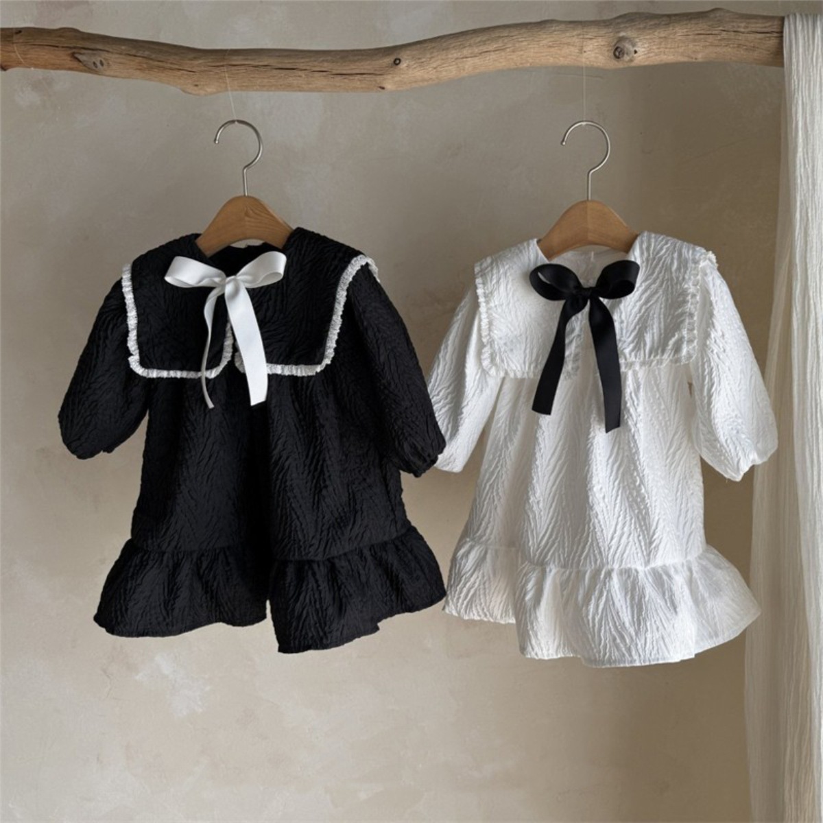 2025秋新品★子供服　ワンピース★73CM〜100cm 2色