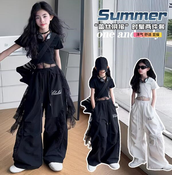 2025新入荷★子供服　トップス&ズボン分けて★120cm〜170cm 2色