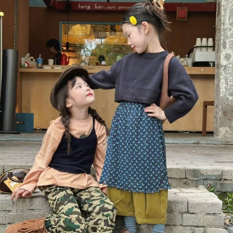 2025秋新作★子供服　セーター&スカート&ズボン分けて★90cm〜150cm