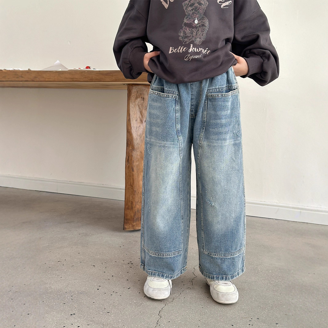 2025秋新品MXW★子供服　デニムズボン★90cm〜150cm