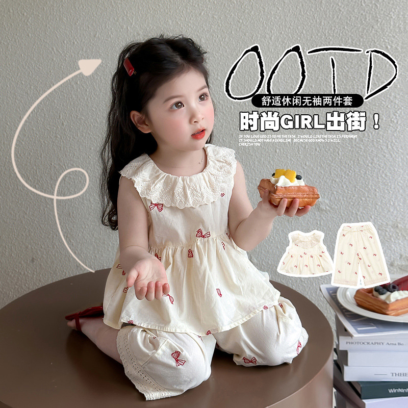 2025★夏新作★韓国風ベビー服★トップス+ズボン★90cm〜140cm