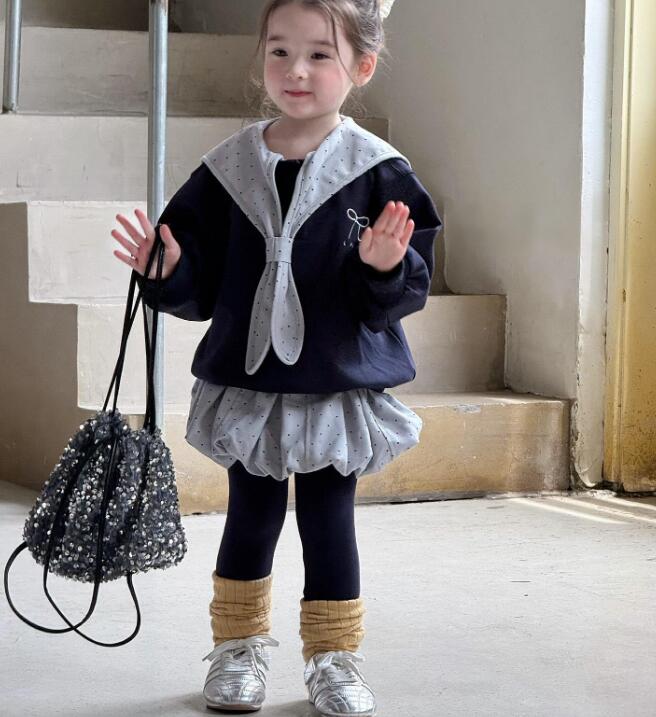 2025秋新品★子供服　トレーナー&スカートレギンス★90cm〜140cm