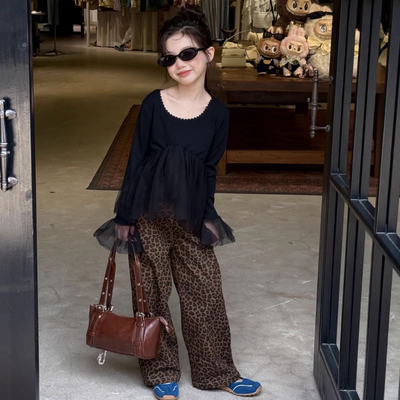 2025★春秋新作★韓国風ベビー服★トップス★ズボン★100cm〜160cm 2色