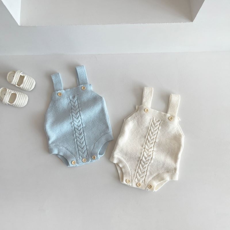 2025新入荷★ベビー服　ニット連体服　ロンパース★66〜100 2色