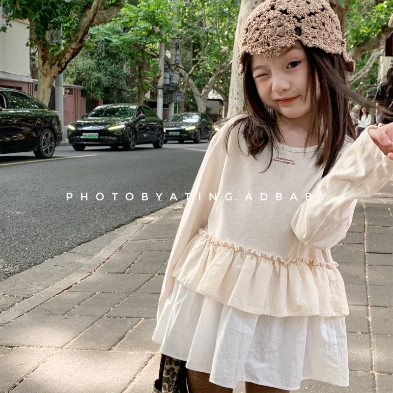 2025秋新品SJ★子供服　トップス★80cm〜130cm 2色