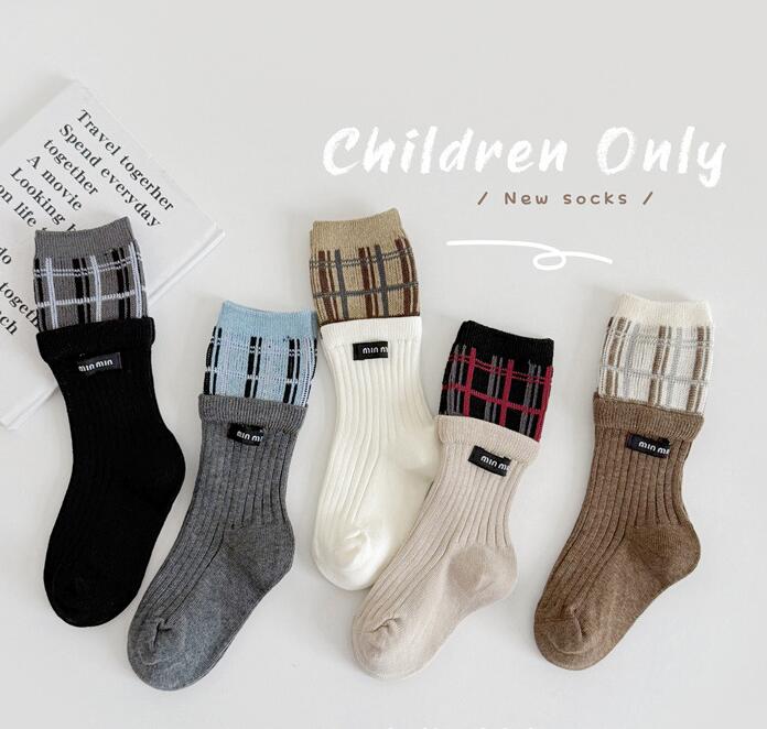 2025年★靴下★子供靴下　ソックス★M/3-5歳/L/6-8歳/XL/9-12歳 5色