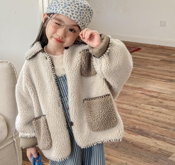 2025冬新品SJ★子供服 　コート★80cm〜130cm 2色