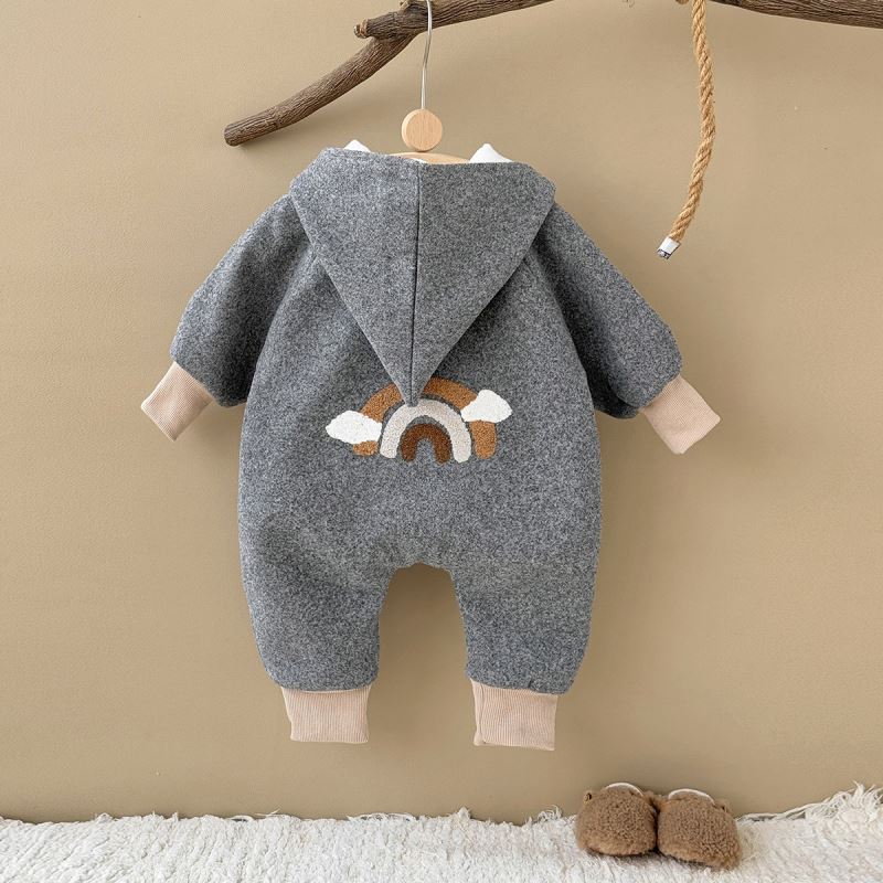 2025冬新入荷★ベビー服　連体服　ロンパース★3-6M/66〜2-3Y/100