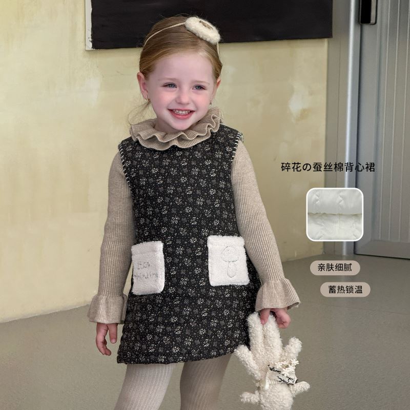 2025冬新品w★子供服　セーター&ベストワンピース分けて★80cm〜130cm