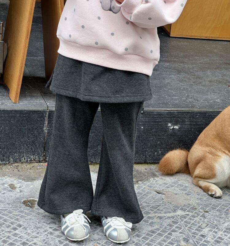 2025冬新品★子供服　裏起毛ズボン★90cm〜150cm