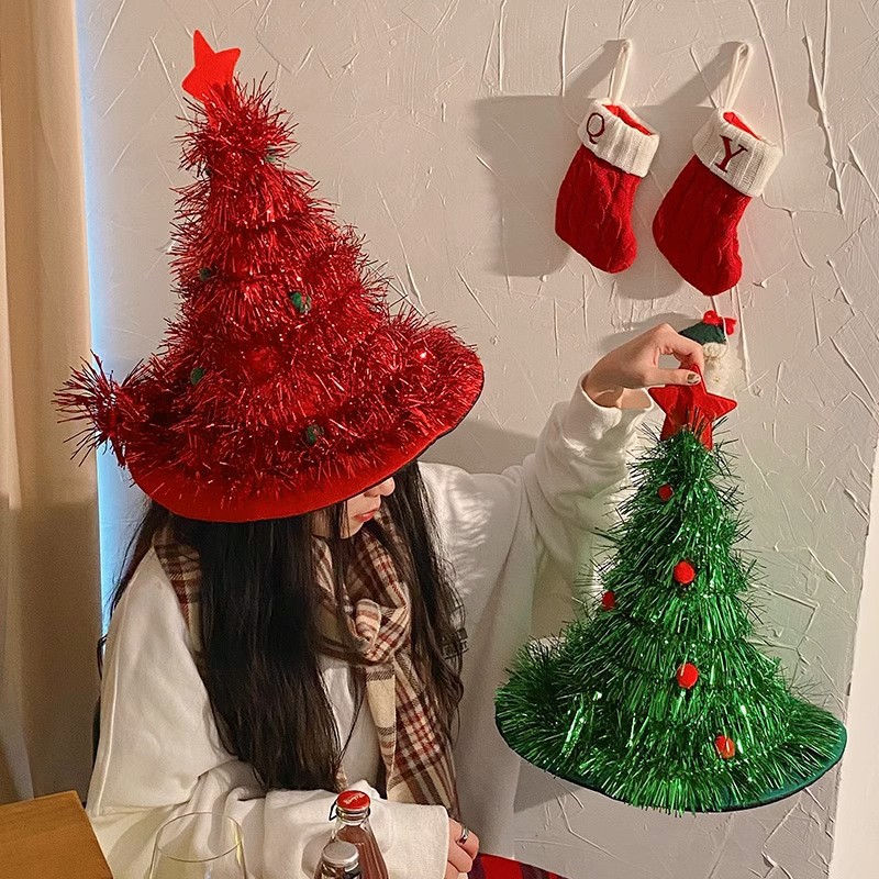 2025年新品★クリスマス装飾帽子★パーティー用 大人子供兼用装飾撮影小物★ 4色