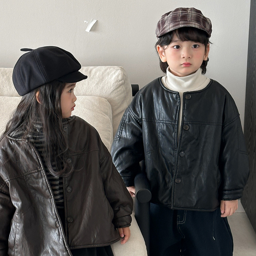 2025冬新作JY★子供服 　厚手コート★80cm〜140cm 2色