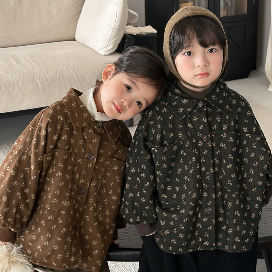 2025冬新作JY★子供服 　コート　裏起毛★80cm〜140cm 2色