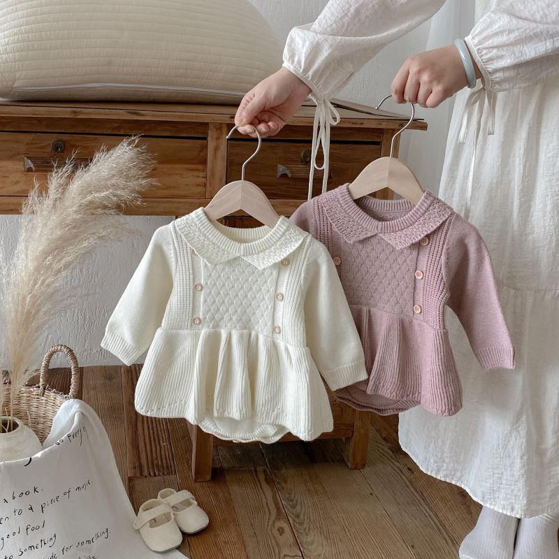 2025新入荷★ベビー服　ロンパース★66cm〜100cm 2色