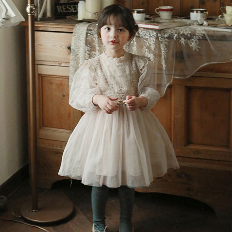 秋新品★子供服　厚手ワンピース★90cm〜150cm 2色