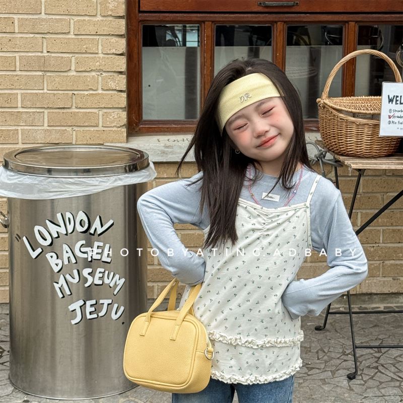 2026新入荷SJ★子供服　キャミソール　トップス★80cm〜130cm 2色