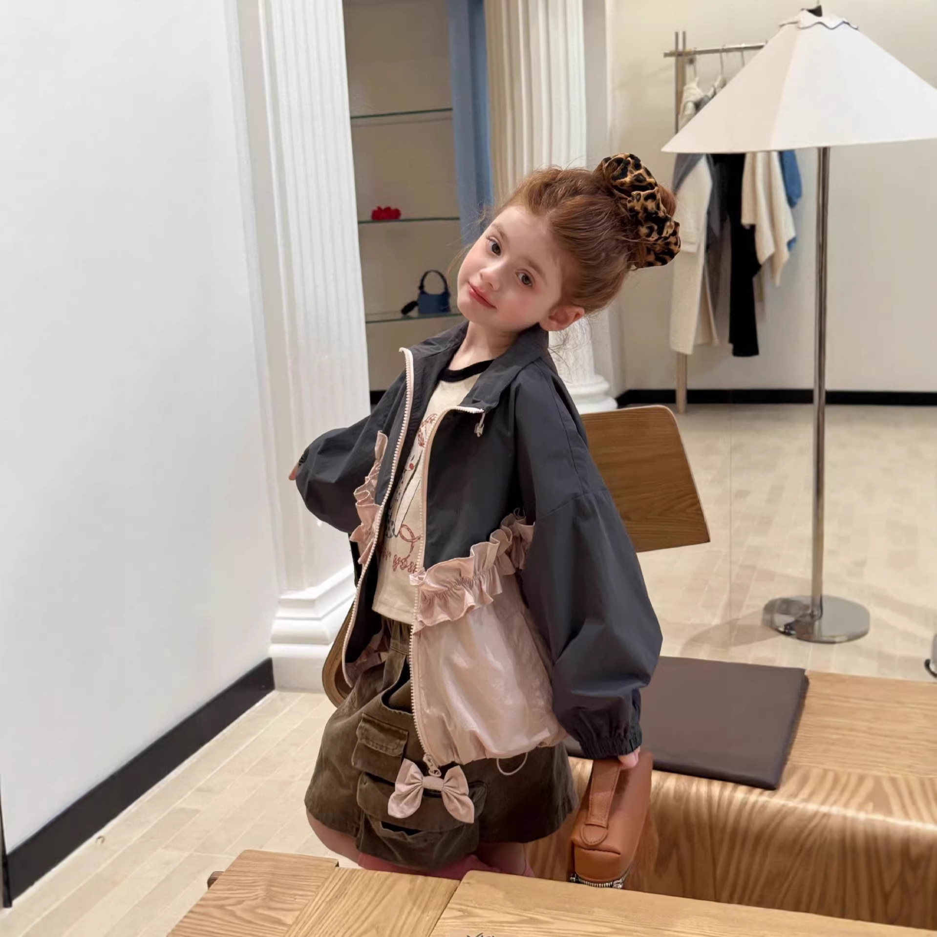 2026★春秋新作★韓国風子供服★コート★90cm〜150cm 2色