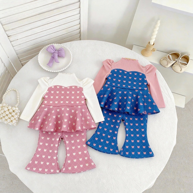 「2026」子供服★トップス+ズボン★セットアップ★韓国風子供服★2色73cm〜120cm