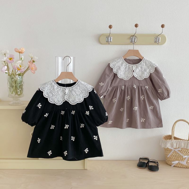 「2026」子供服★ワンピース★長袖★韓国風子供服★2色80cm〜130cm