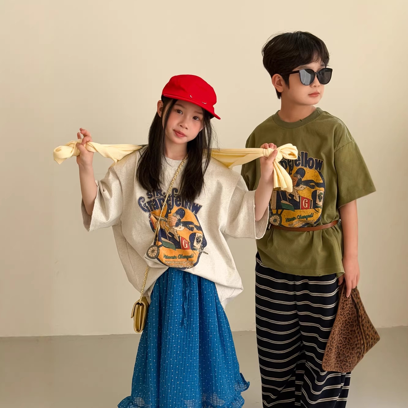 2026★夏新作★韓国風子供服★トップス★100cm〜160cm 2色