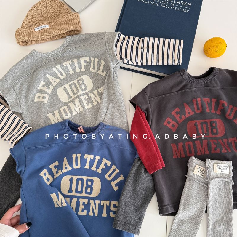 「2026」子供服★トップス★Tシャツ★韓国風子供服★3色80cm〜130cm