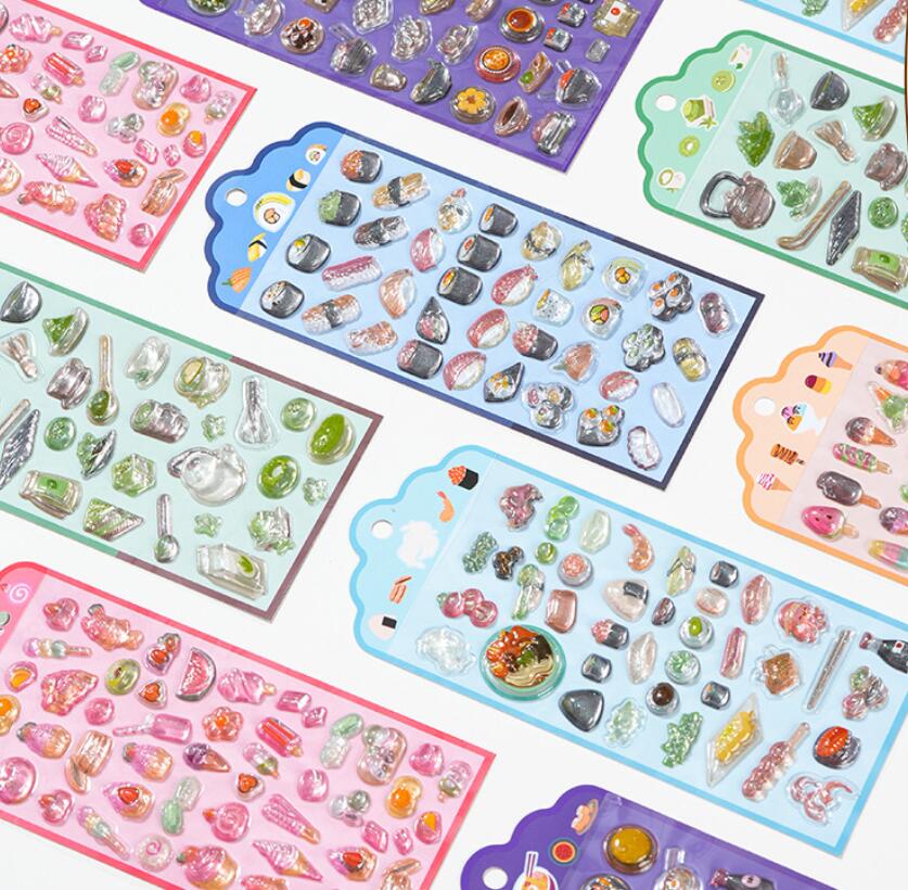 子供お褒めシール★立体★防水ステッカー ★DIY デコレーション用
