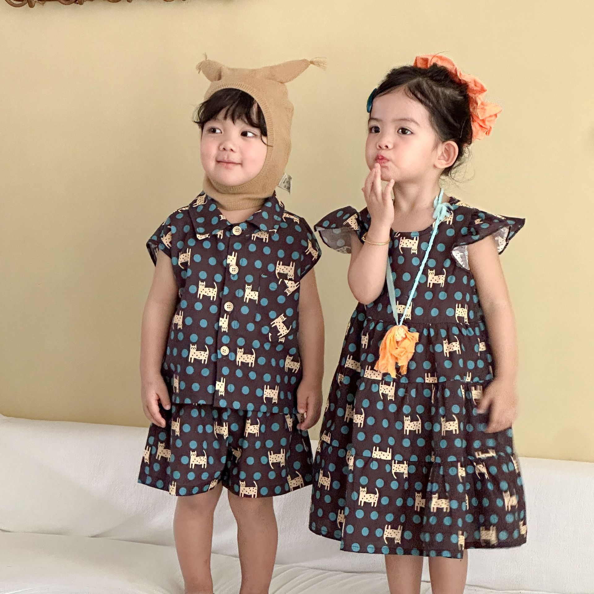 「2026」子供服★ワンピース★セットアップ★韓国風子供服★2色80cm〜150cm